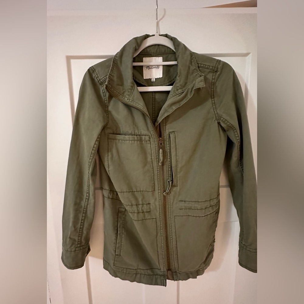 Madewell Women’s Green Passage Utility Jacket in Desert Olive Size XS